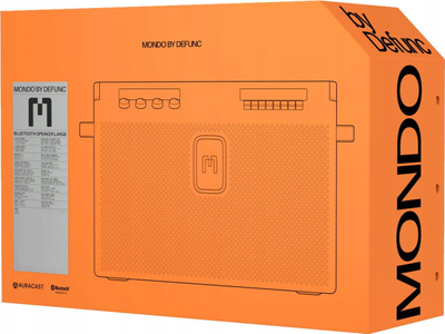 Altoparlant Bluetooth MONDO by Defunc M2002, 96W, Auracast, ngjyrë e artë