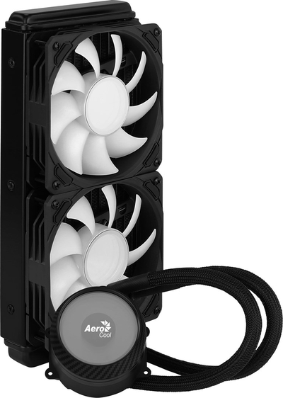 Водно ладење со вода Aerocool Mirage L240, 240mm, ARGB, црно