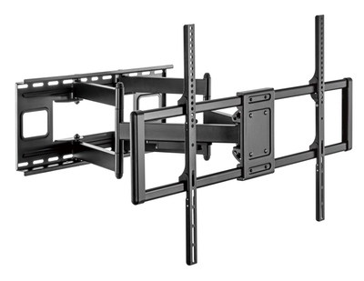 Mbajtëse muri për TV Gembird, 60"-120", Full Motion 120 kg, e zezë
