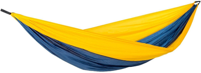Varëse kampingu Amazonas Adventure Hammock, XXL, shumë e lehtë, blu me të verdhë