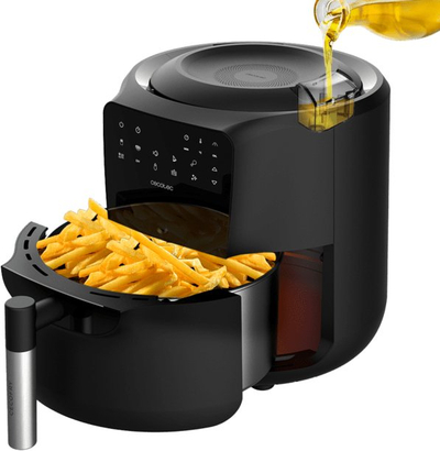 Fritezë me ajër Cecotec Cecofry Rain, 5.5L, 1550W, e zezë