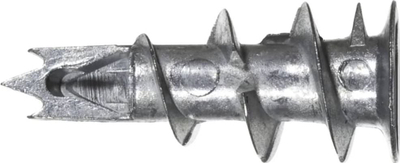 Set ankorash metali për gips Fischer GKM, 100 copë, për vida 4.0–5.0 mm, metalik
