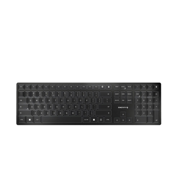 Tastierë CHERRY KW 9100 SLIM, pa tela RF Bluetooth, layout QWERTY anglisht, e zezë
