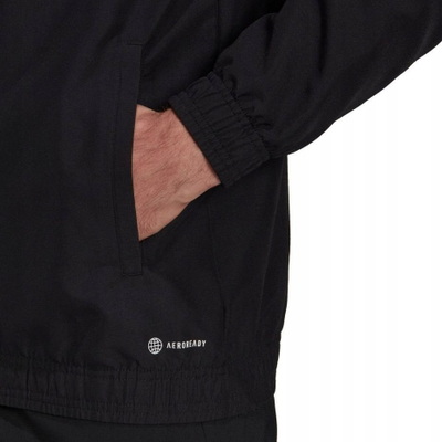 Bluzë sportive adidas Entrada 22 M H57534 për burra, me zinxhir gjithëpërgjatë, e zezë