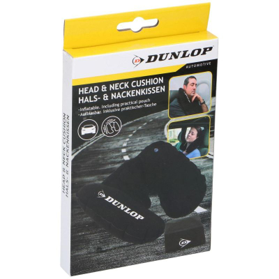 Jastëk udhëtimi me frymë Dunlop për qafë, gri