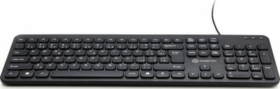 Tastierë Powerton LIFE SLIM, USB, shtrirje CZ SK, e zezë