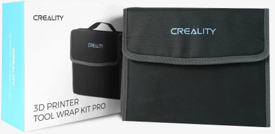 Set veglash Creality 3D Printer Tool Wrap Kit Pro, për mirëmbajtje printeri 3D, çantë praktike, i zi