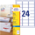 Etiketa adrese Avery Zweckform J8159, A4, 63.5 x 33.9 mm, t'bardha