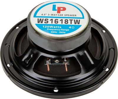 Altoparlantë për veturë Dibeisi WS1618TW, 6.5", 120W, 3 Way