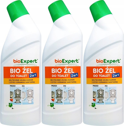 Set xhel pastrimi për WC BioGel, 3 shishe, pa klor