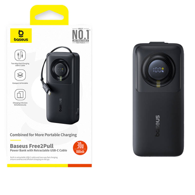 Powerbank Baseus OS Free2Pull 10000mAh 30W +kabllo (i zi)