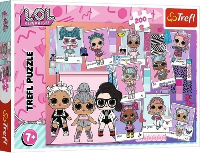 Puzzle Trefl LOL Surprise Sweet Dolls, 200 copa, 48x34 cm, shumëngjyrëshe