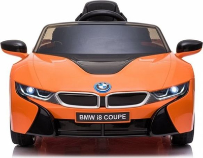 Makina elektrike për kalamaj BMW i8 JE1001, bateri 12V, me telekomandë, portokalli