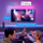 Dritëmur inteligjent Govee Glide, set 6+1, RGBIC, WiFi Bluetooth, e bardhë