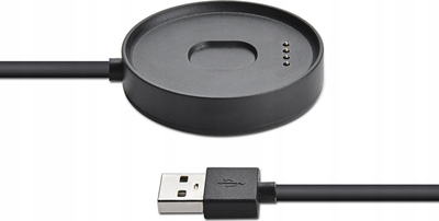 Kabllo karikimi Akyga Ticwatch S2 E2 AK-SW-57, 1m, USB A, e zezë