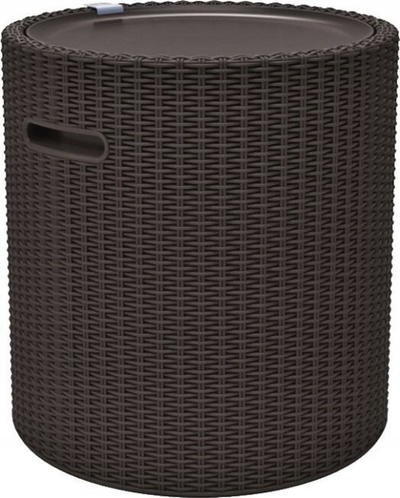 Ладилник столица Keter Cool Stool, 39L, мултифункционален, сива