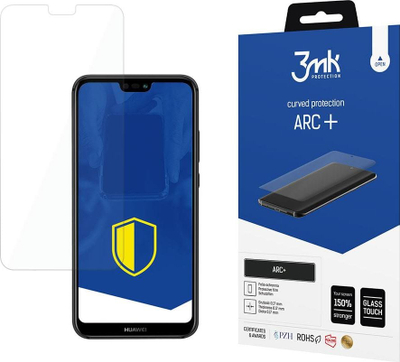 Folie mbrojtëse 3MK ARC+ për Huawei P20 Lite, transparente