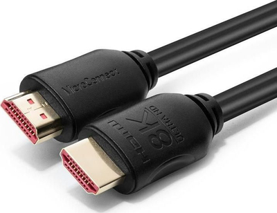 Kabllo HDMI MicroConnect MC-HDM19191V2.1, 1m, 8K 60Hz, e zezë
