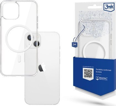 Mbulesë telefoni 3mk Mag Case për iPhone 15, MagSafe, transparente