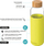 Shishe uji Quokka Bottle, 660ml, qelq borosilikat, jeshile