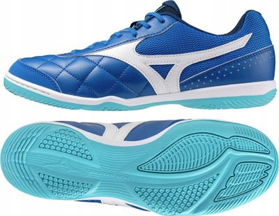 Këpucë futsalli Mizuno MRL Sala Club IN M Q1GA241603, me shollë gome non marking, për të rritur, ngjyrë blu