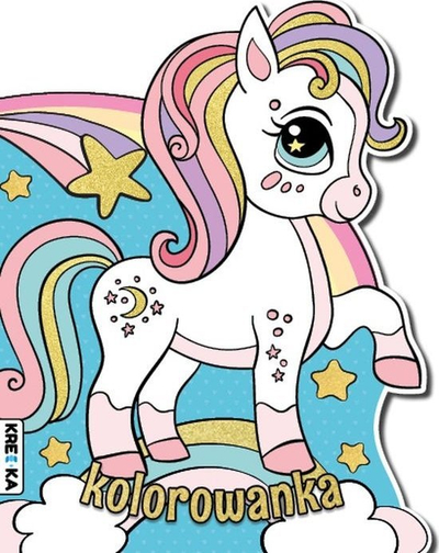 Libër ngjyrosjeje Kreaka Pony, me ngjitëse, shumëngjyrësh