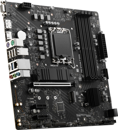 Pllakë amë MSI PRO B760M-P DDR4, Intel LGA1700, mATX, e zezë