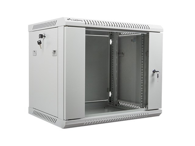 Kabinet rrjeti Lanberg WF01-6409-10S, 19", 9U, gri