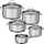 Set tenxheresh Roesle ELEGANCE, 5 pjesë, çelik inox, i argjendtë
