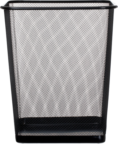 Кош за отпадоци Okko SQUARE MESH BIN 68405, метален, црн