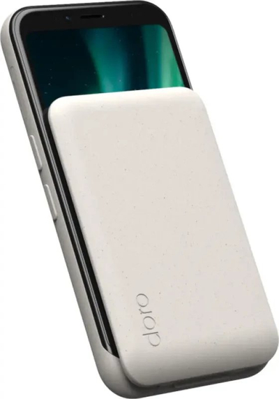 Telefoni Doro Aurora A20, 4.5\", 4GB 64GB, 4G, bardh e zi