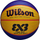 Top basketbolli Wilson FIBA 3x3 Replica WTB1033XB, numri 6, portokalli