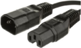 Kabllo rryme MicroConnect PE011403, C14 në C15, 3m, e zezë