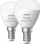 Llambë inteligjente Philips Hue White and Color Ambiance E14, 5.1W 470lm, Bluetooth, set 2 copë