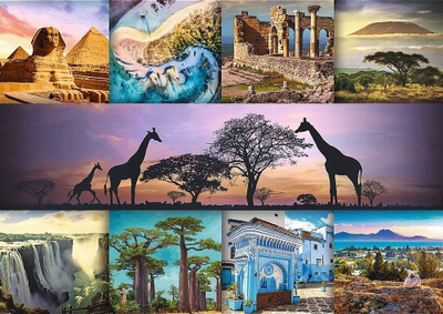 Puzzle Trefl Africa, 1000 copa, shumëngjyrësh
