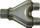 Shpërndarës shkarkimi inox Y Pipe Collector, dalje 2.5", hyrje 2", argjendtë