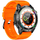 Smartwatch Gravity GT46-4, 1.43" AMOLED, thirrje me Bluetooth, portokalli me të zi