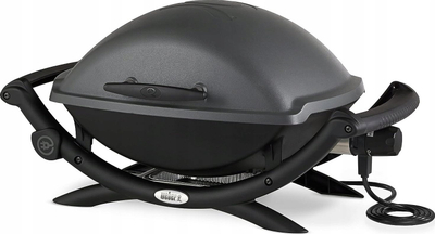 Grill elektrik Weber Q 2400, 2200W, me kapak, gri e zezë