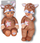 Kukull pellushi BABY born Sleepy Deer, 30cm, me zile, shumëngjyrëshe