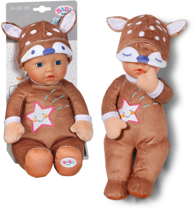 Kukull pellushi BABY born Sleepy Deer, 30cm, me zile, shumëngjyrëshe