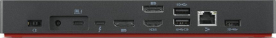 Dok stacioni Lenovo ThinkPad Thunderbolt 4, Thunderbolt 4, furnizim energjie, i zi