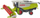 Lodër për fëmijë Siku Combine Harvester Claas (1476), shumëngjyrëshe