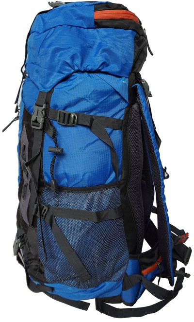 Çantë shpine turistike Kubisport Mountains, 60L, që s’e hyn uji, blu