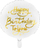 Balon folie dekor “Happy Birthday to You”, okullor 35 cm, shumëngjyrsh