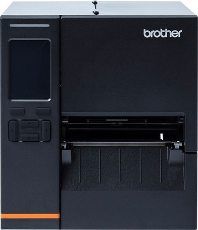 Printer etiketash industrial Brother TJ-4121TN, 300 dpi, transfer termik, gri