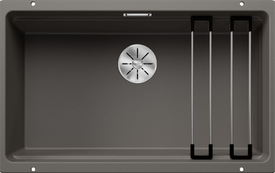 Lavaman kuzhine Blanco Etagon 700 U, Silgranit, 700 mm, gri vullkanike
