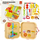 Set lojërash druri Wooden Craft Kit Animals, 59 pjesë, valixhe, shumëngjyrësh