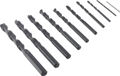Set spiralësh metali Irwin HSS R DIN338, 10 copë, 1 10 mm, në kuti