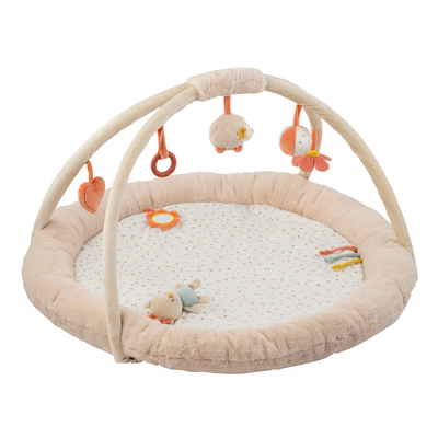 Shtroje e bute me lodra, Mila, Lana and Zoe -90x90 cm - Sand beige