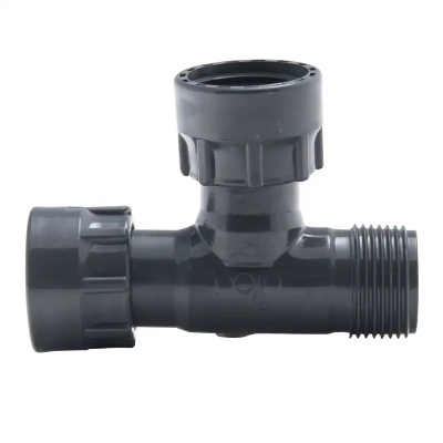 Manifold Rain për valvul solenoide 1 dalje, 1\", PVC, i zi